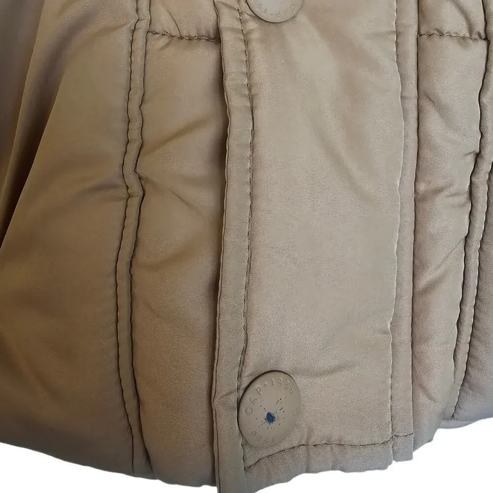Gap Kids Acorn Tan Cold Control Max Puffer Academia Winter Utility Coat